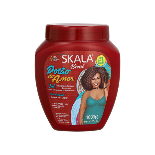 SKALA BRASIL POTÃO DO AMOR CREMA DE TRATAMIENTO 2 EN 1 + LEAVE-IN 1000G