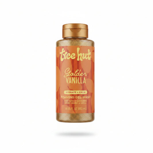 Tree Hut Golder Vanilla Foaming Gel Wash 532 ml