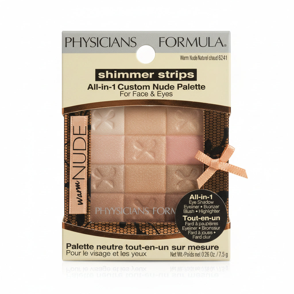 Physicians Formula Shimmer Strips All-in-1 Custom Nude Palette for Face & Eyes