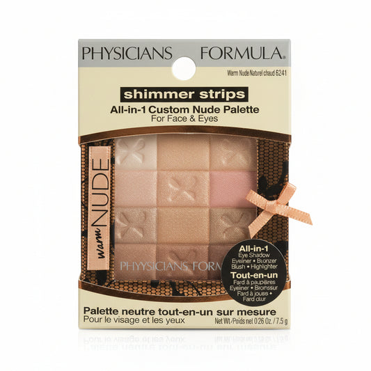 Physicians Formula Shimmer Strips All-in-1 Custom Nude Palette for Face & Eyes