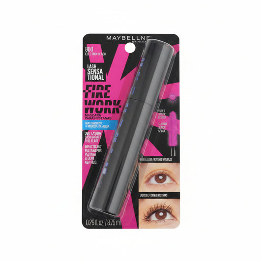 Maybelline Lash Sensational Firework Waterproof Mascara 800 Electro Black