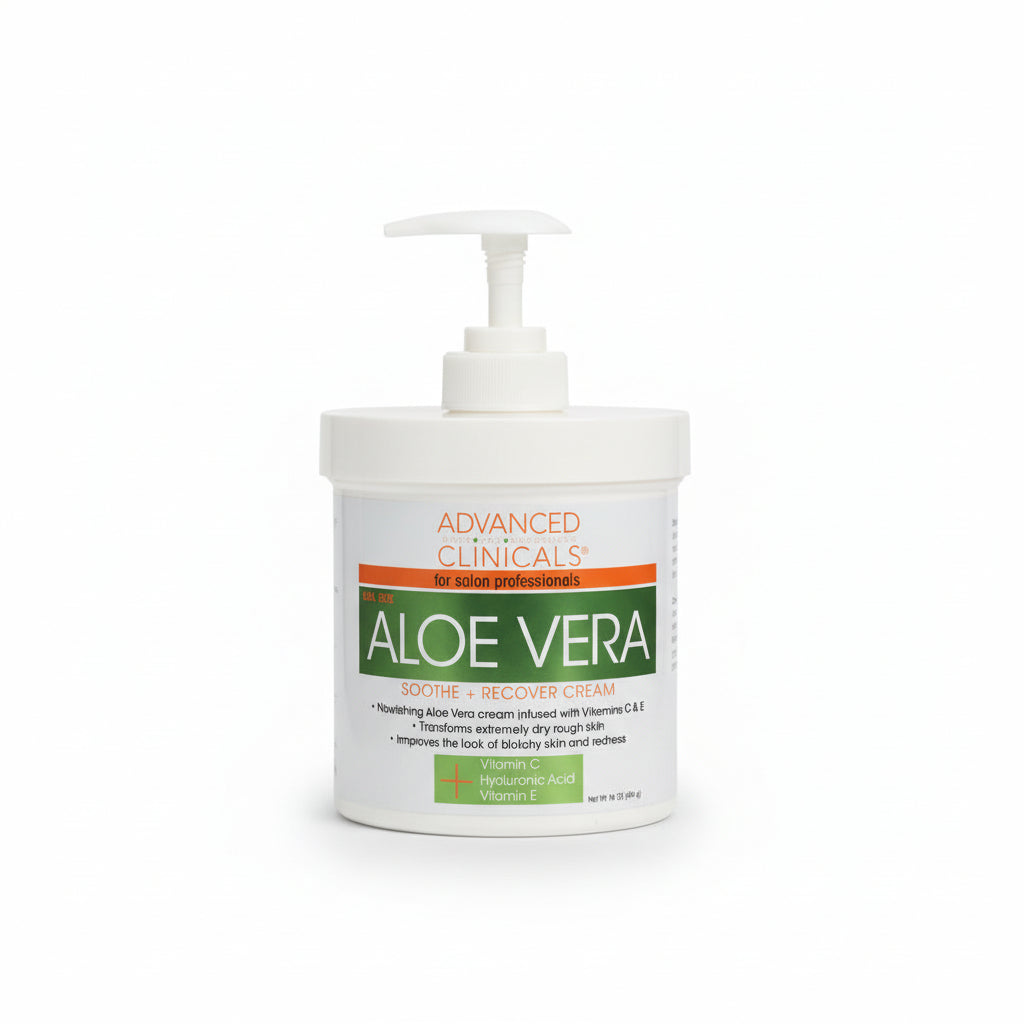 Advanced Clinicals Aloe Vera Soothe + Recover Cream 454g