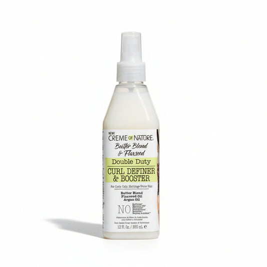 Creme of Nature Butter Blend & Flaxseed Double Duty Curl Definer & Booster 355ml