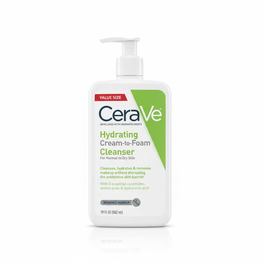 CeraVe Hydrating Cream-to-Foam Cleanser 562 ml