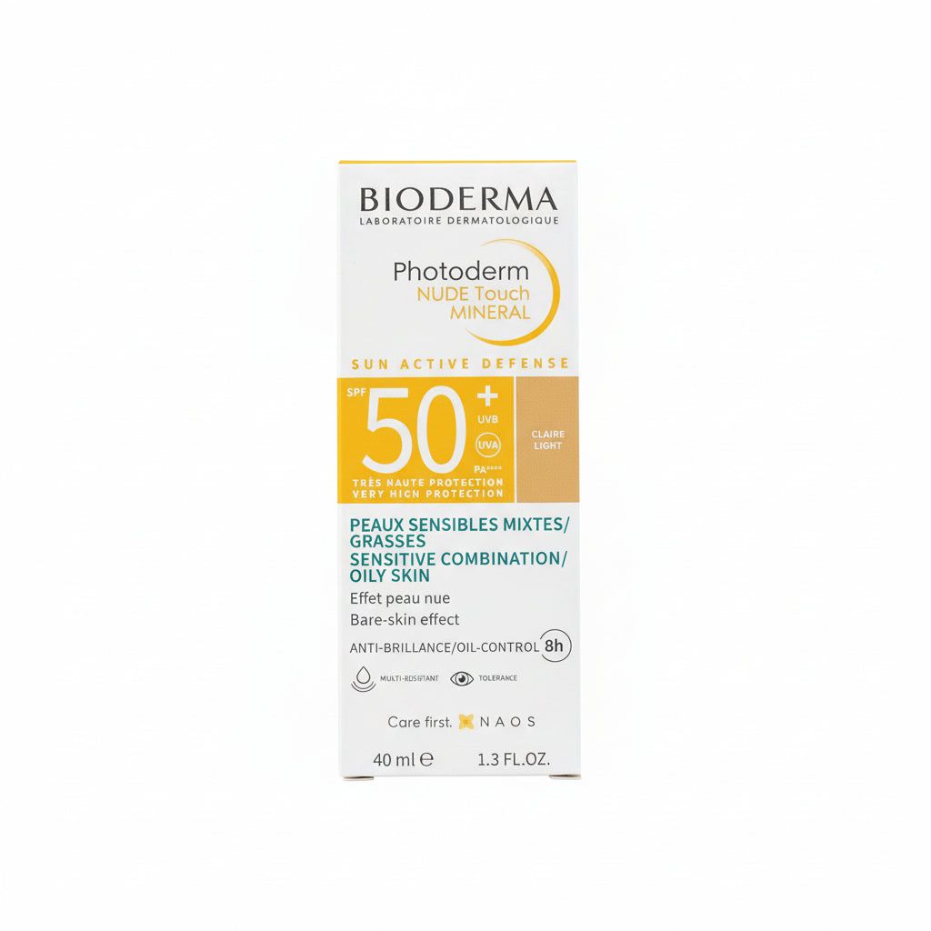 Bioderma Photoderm Nude Touch Mineral SPF 50+ Tono Claire Light 40 ml