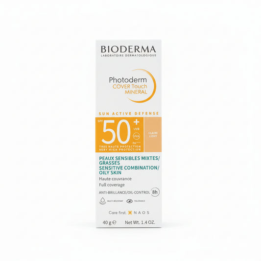 Bioderma Photoderm Cover Touch Mineral SPF 50+ Tono Claire Light 40 g
