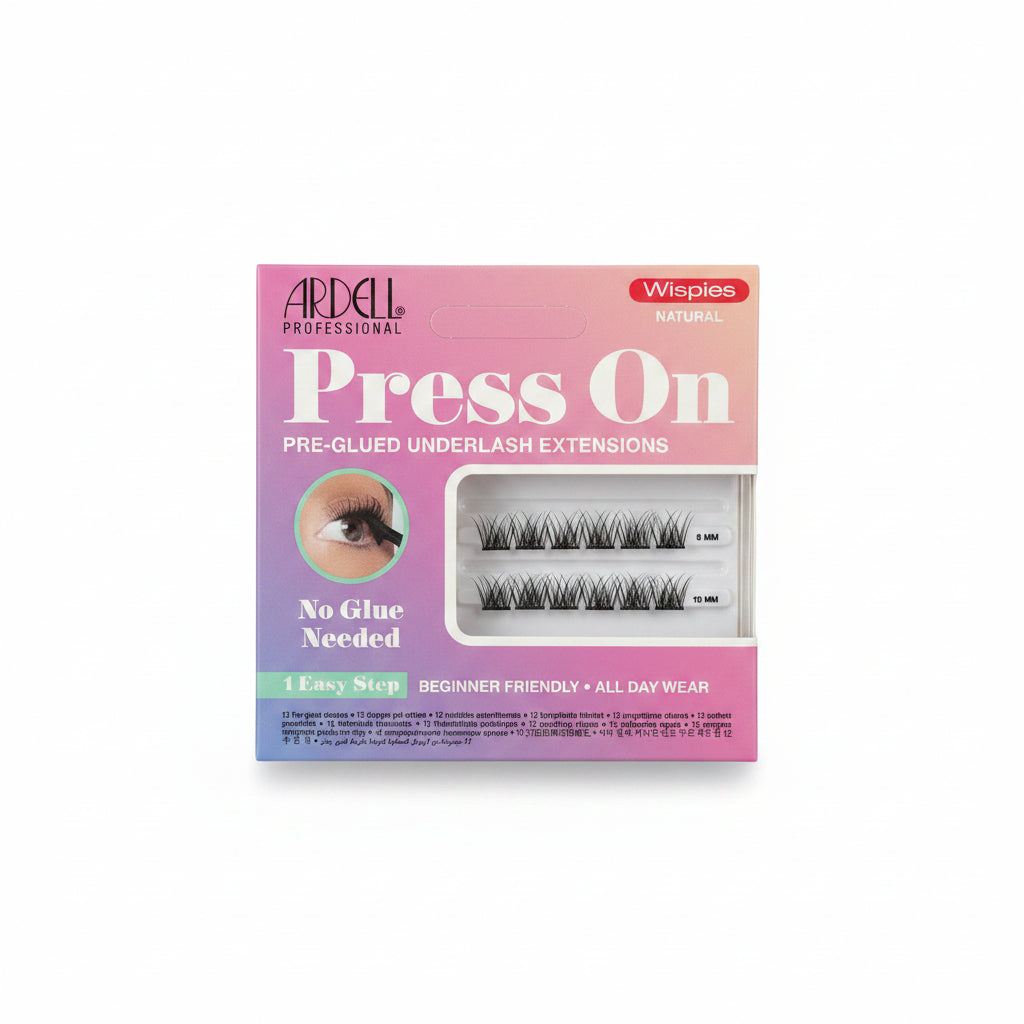 Ardell Press On Pre-Glued Underlash Extensions Wispies Natural