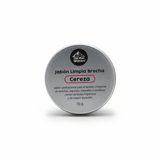 Jabón Limpia Brocha Cereza Old Man Winters 70 g.