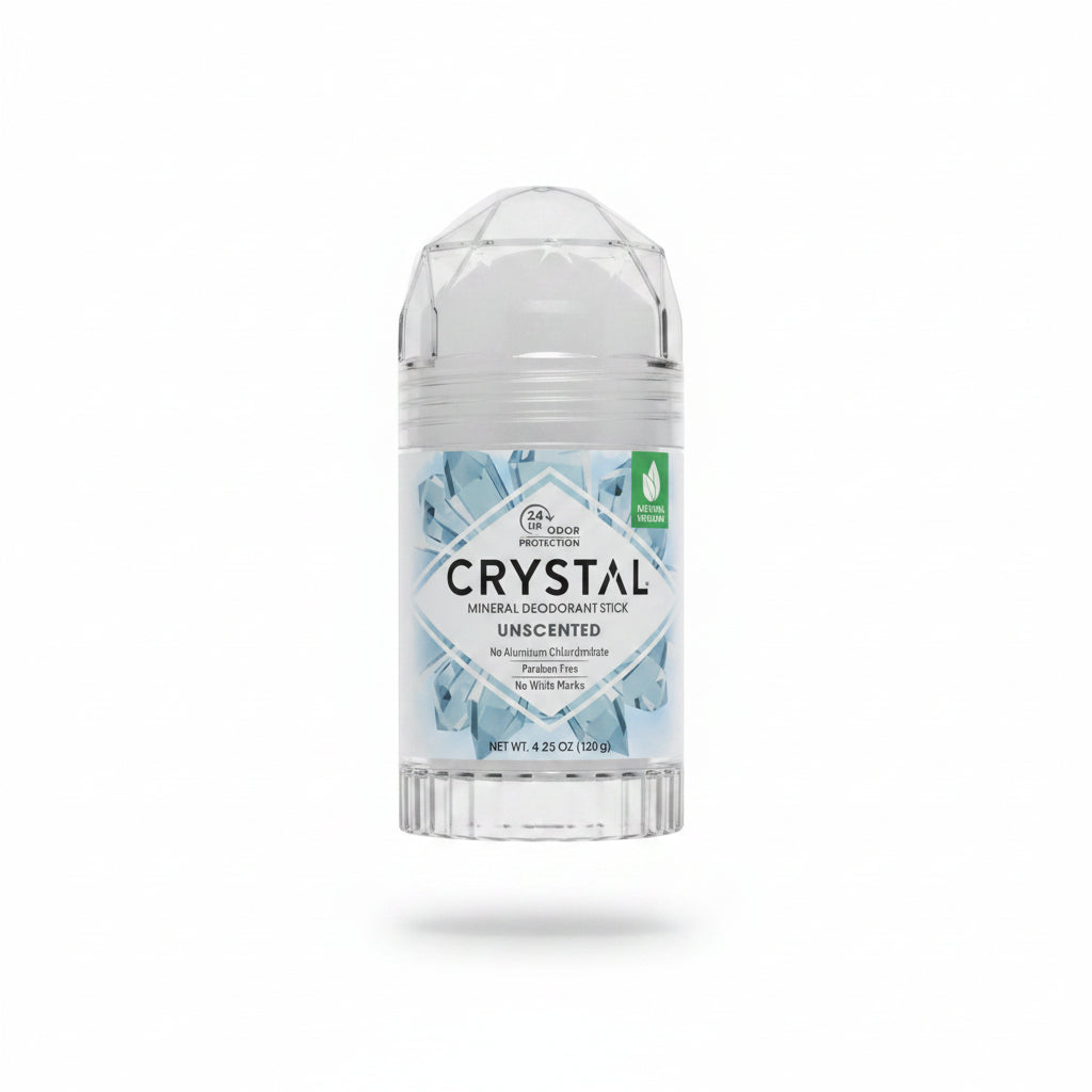 Crystal Mineral Deodorant Stick Unscented 120 g