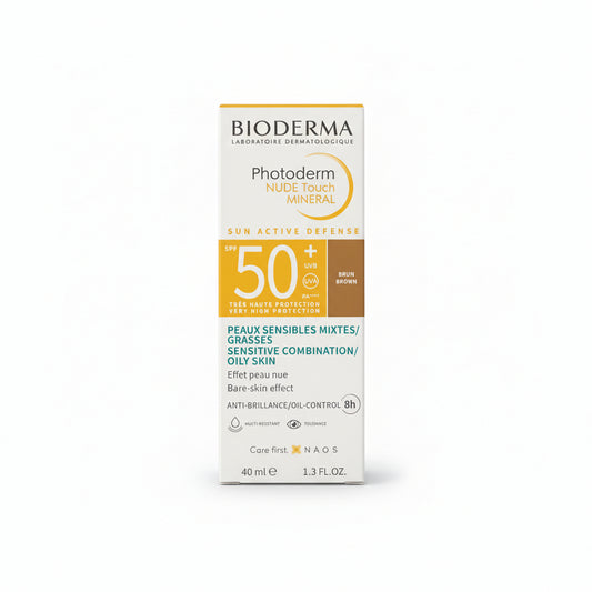 Bioderma Photoderm Nude Touch Mineral SPF 50+ Tono Brun Brown 40 ml