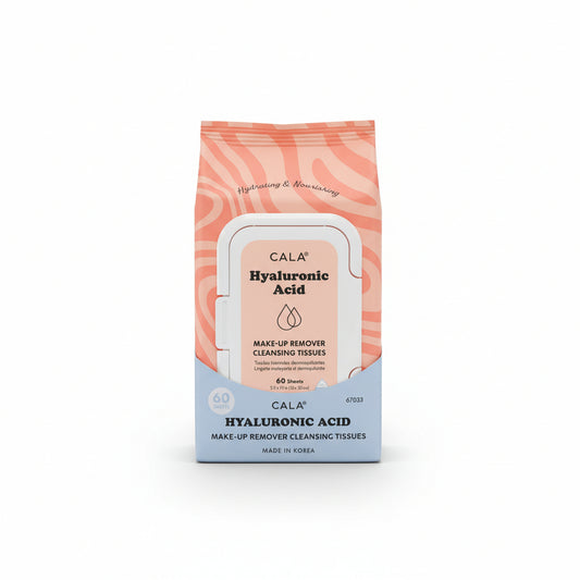 Cala Hyaluronic Acid Make-Up Remover Cleansing Tissues 60 Sheets