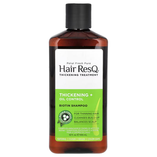 Petal Fresh® Pure Hair ResQ™ Thickening Treatment Thickening + Oil Control Biotin Shampoo 355 mL (12 FL. OZ.)