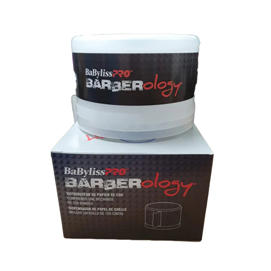 BaBylissPRO Barberology Neck Strip Dispenser con 100 cintas