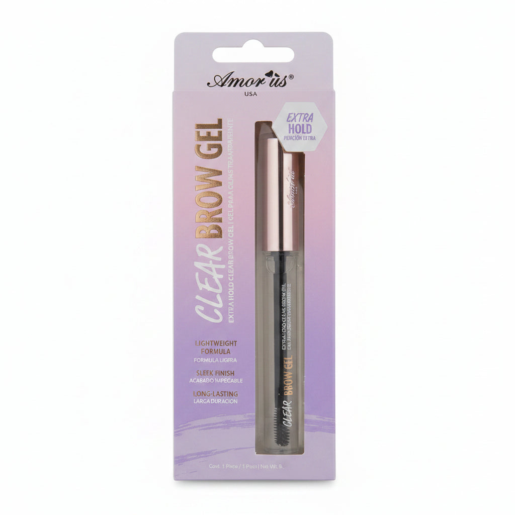 Amor Us Gel Transparente para Cejas Extra Hold + 1 Unidad