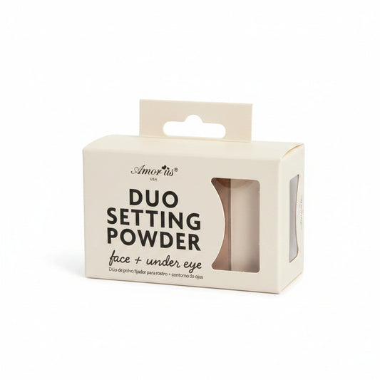 Amorus Duo Setting Powder Face + Under Eye