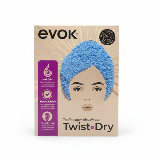 Evok Twist & Dry Toalla Súper Absorbente 1 pz