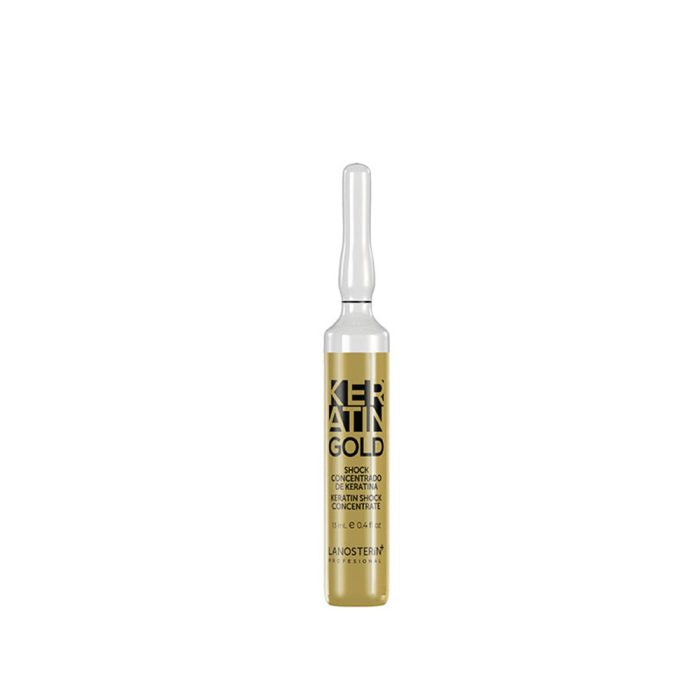 Lanosterín Profesional Keratin Gold Shock Concentrado de Keratina 13 ml c/u