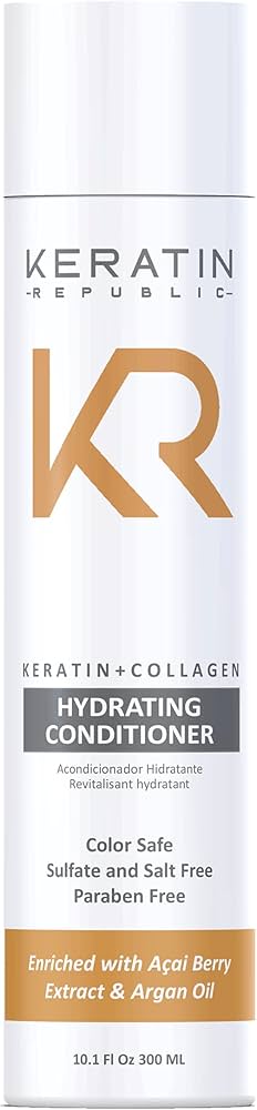 Keratin Republic Keratin + Collagen Hydrating Conditioner 300ml