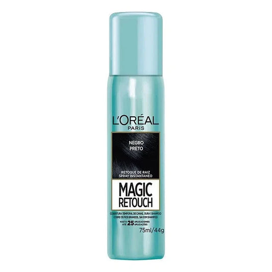 L'Oréal Paris Magic Retouch Spray Instantáneo Negro - 75 ml / 44 g