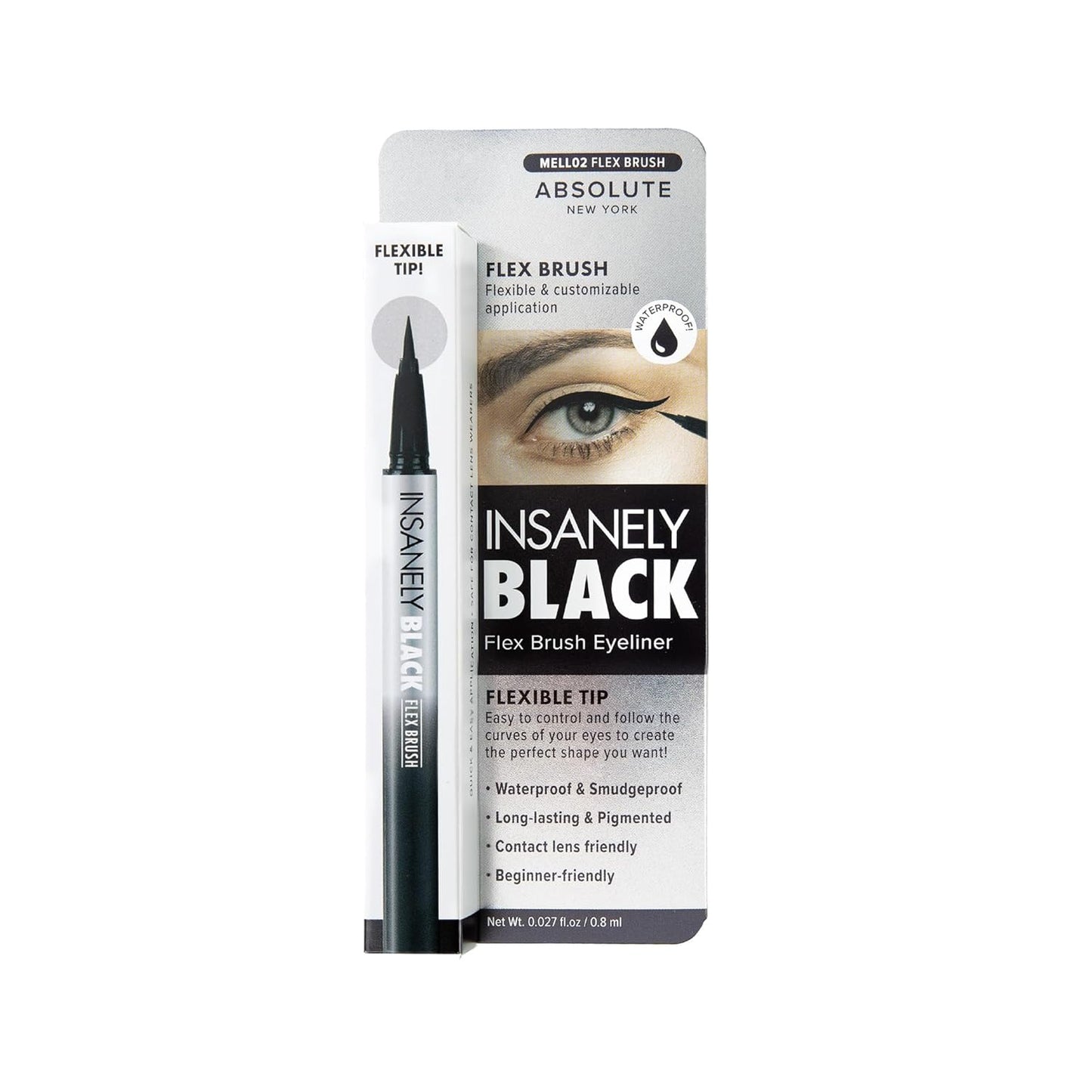 Absolute New York Insanely Black Liquid Eyeliner 0.8ml