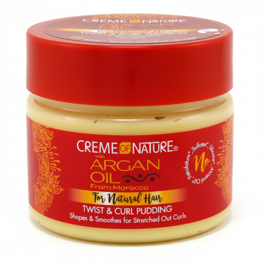 Creme of Nature Argan Oil from Morocco For Natural Hair Twist & Curl Pudding 326 g