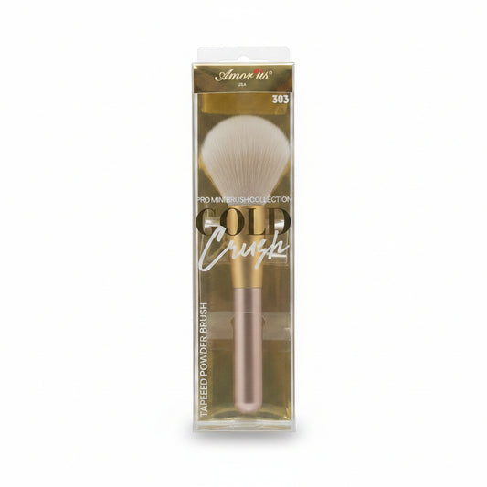 Amor Us Gold Crush Tapered Powder Brush 1 pz