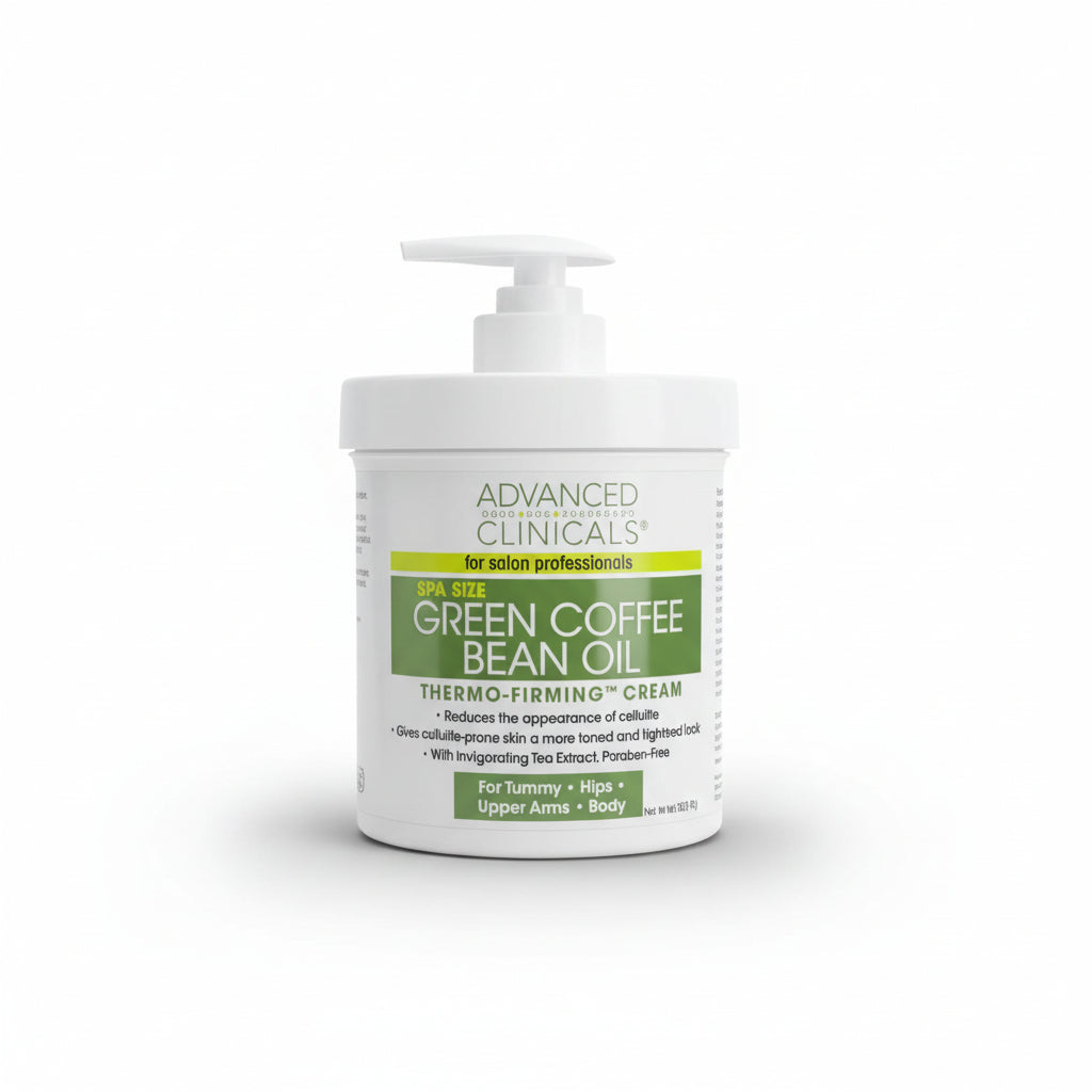 Advanced Clinicals Green Coffee Bean Oil Thermo-Firming Cream 454g