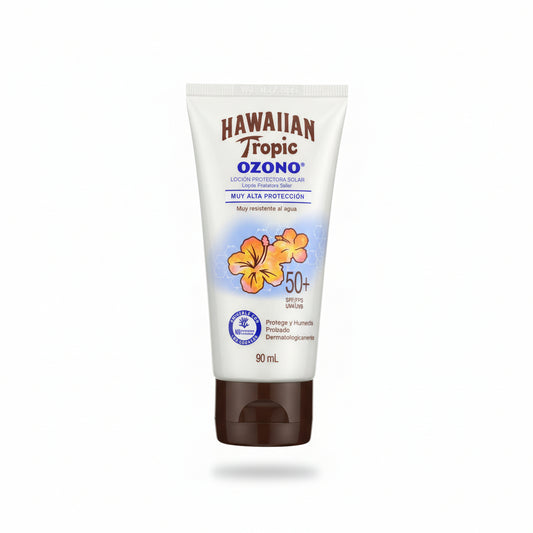 Hawaiian Tropic Ozono Loción Protectora Solar FPS 50+ 90 ml