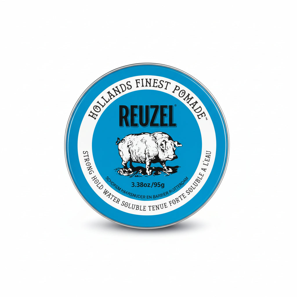 Reuzel Blue Strong Hold High Sheen Water Soluble Pomade - 95 g
