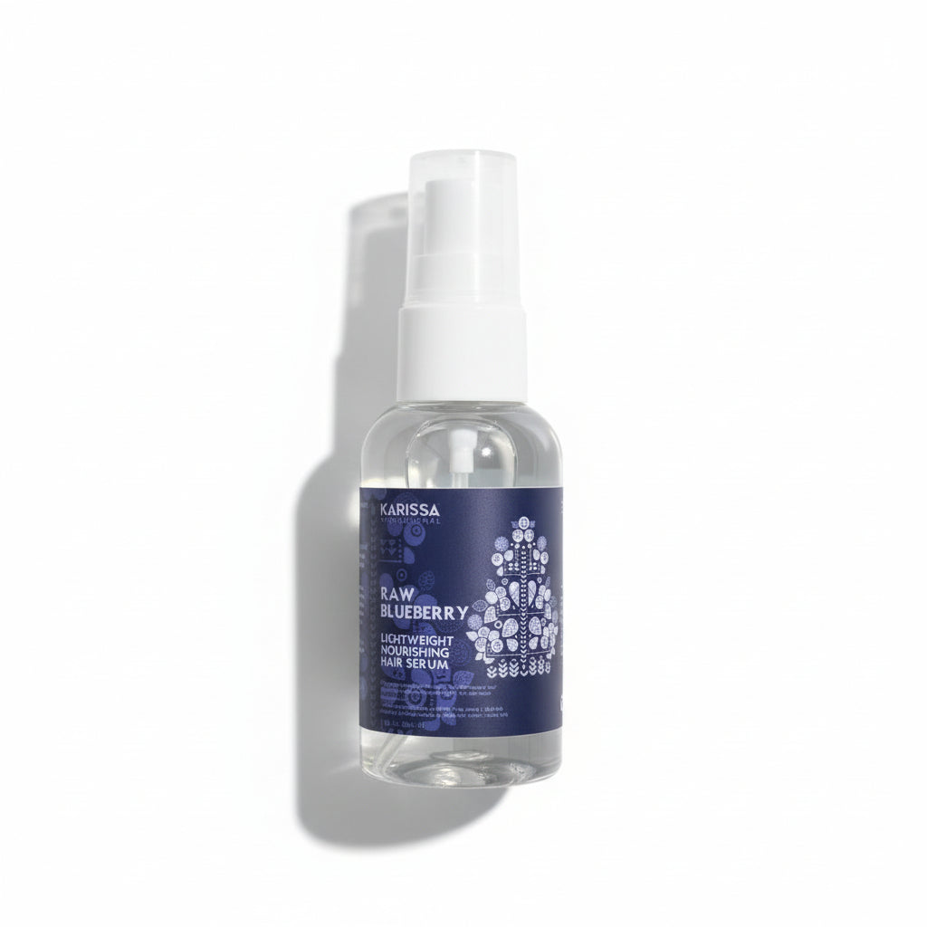 karissa raw blueberry lightweight nourishing hair serum 3.1 fl oz 92ml