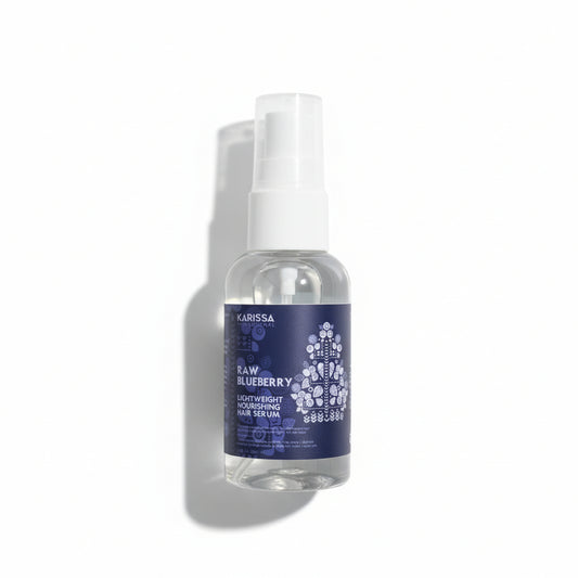 karissa raw blueberry lightweight nourishing hair serum 3.1 fl oz 92ml