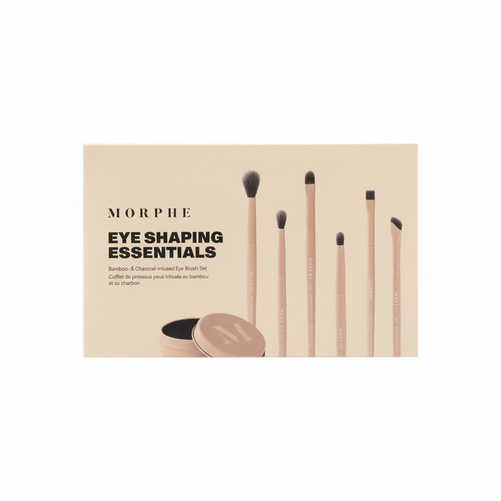 Morphe Eye Shaping Essentials Bamboo & Charcoal Infused Eye Brush Set