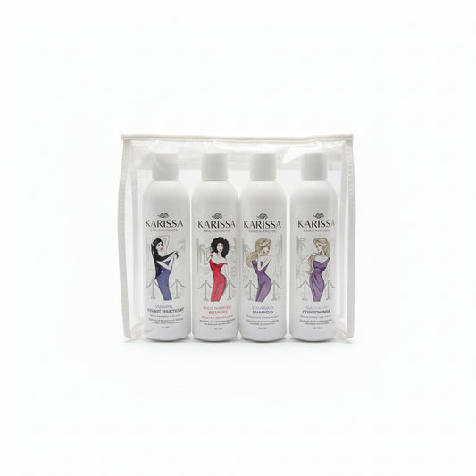 Karissa Kit De Keratina 4 Oz Cabello Rubio Blueberry 4pzs