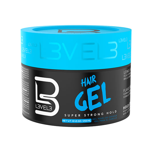 L3VEL3 Hair Gel Super Strong Hold 250 ml