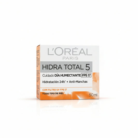 L'Oréal Paris Hidra Total 5 Cuidado Día Humectante FPS 17 50 ml