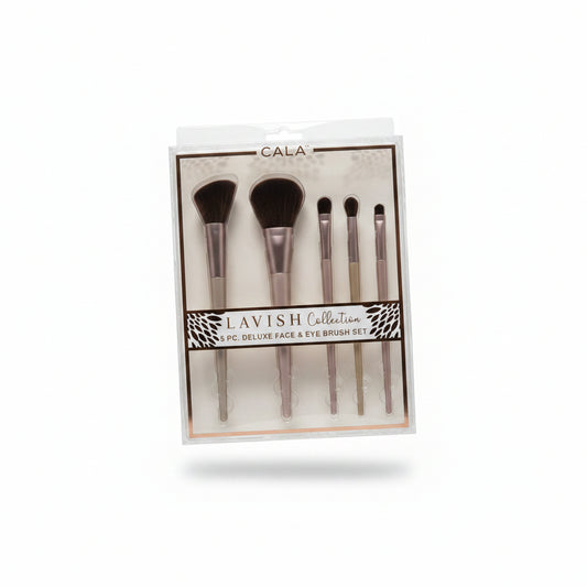 Cala Lavish Collection 5 Pc. Deluxe Face & Eye Brush Set