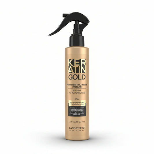 Lanosterín Profesional Keratin Gold Fluido Reestructurante Intensivo - 200 ml (6.7 fl oz)