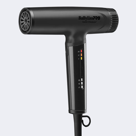 BaBylissPRO® Nano Titanium™ Professional Nano Light Ionic Dual-Voltage High-Speed Dryer (BNTC9200MB)