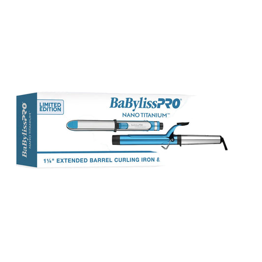 BaBylissPRO® Nano Titanium™ Limited Edition Set: 1¼" Extended Barrel Curling Iron & 1¼" Prima3000® Styling Iron (BNTPP12)