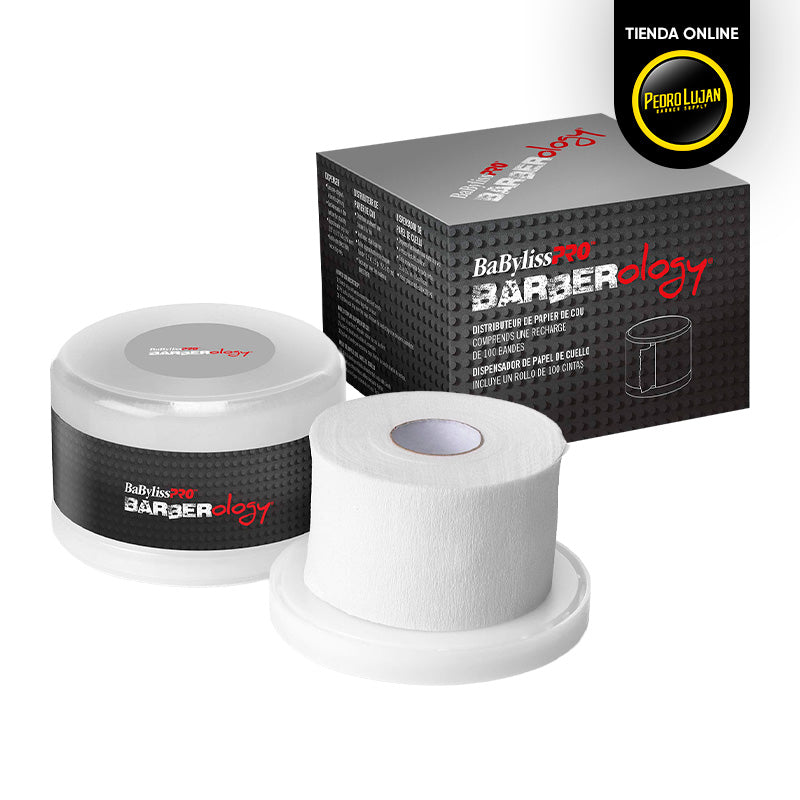 BaBylissPRO Barberology Neck Strip Dispenser con 100 cintas