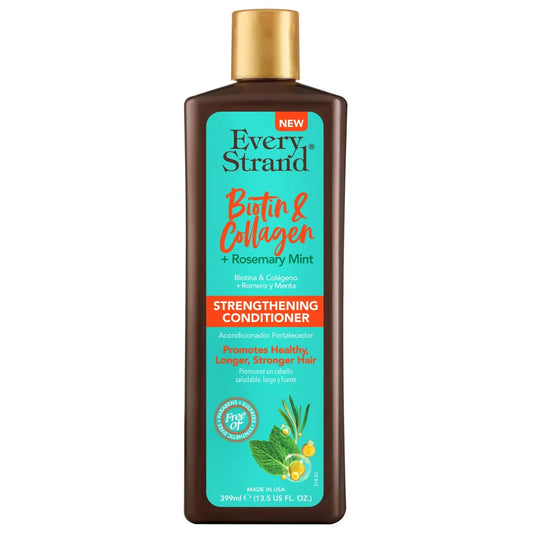 Every Strand® Biotin & Collagen + Rosemary Mint Strengthening Conditioner 399 mL (13.5 FL. OZ.)