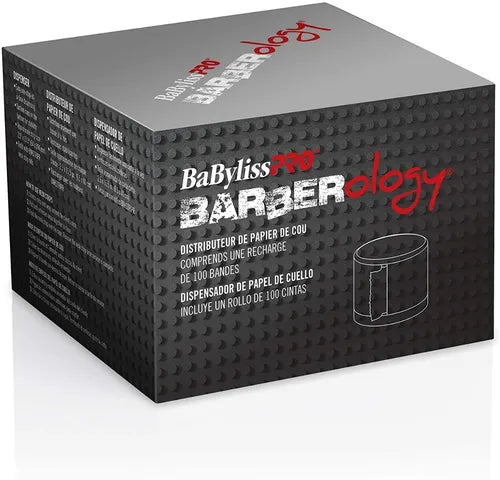 BaBylissPRO Barberology Neck Strip Dispenser con 100 cintas