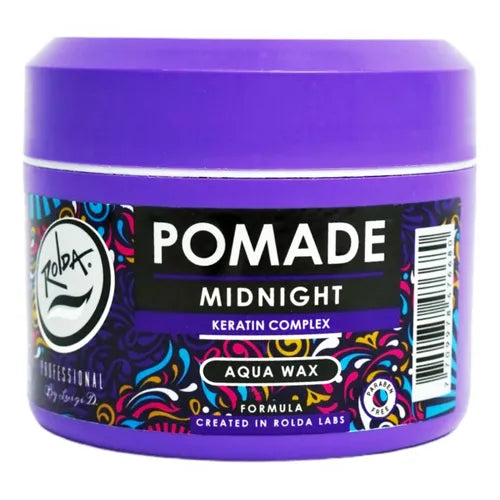 Rolda Professional Pomade Midnight Aqua Wax (Keratin Complex) - 115 g