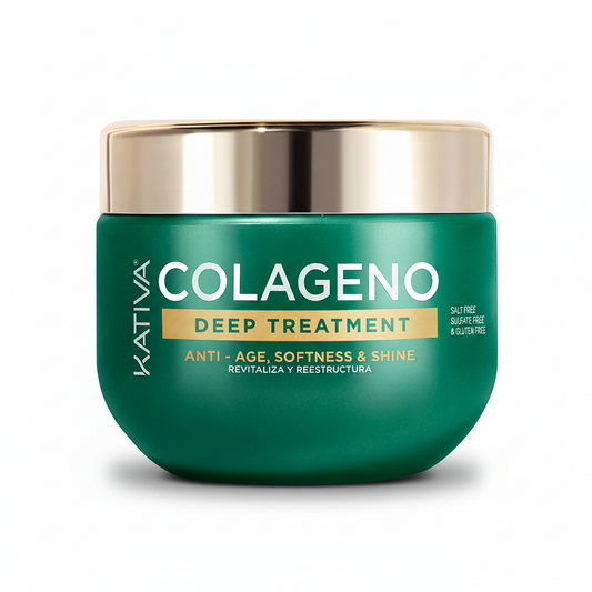 Kativa Colágeno Anti-Age Softness & Shine Deep Treatment - 250 ml (8.4 fl oz)