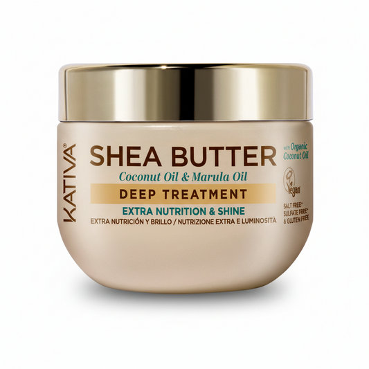 Kativa Luxury Shea Butter Extra Nutrition & Shine Deep Treatment - 300 ml (10.1 fl oz)