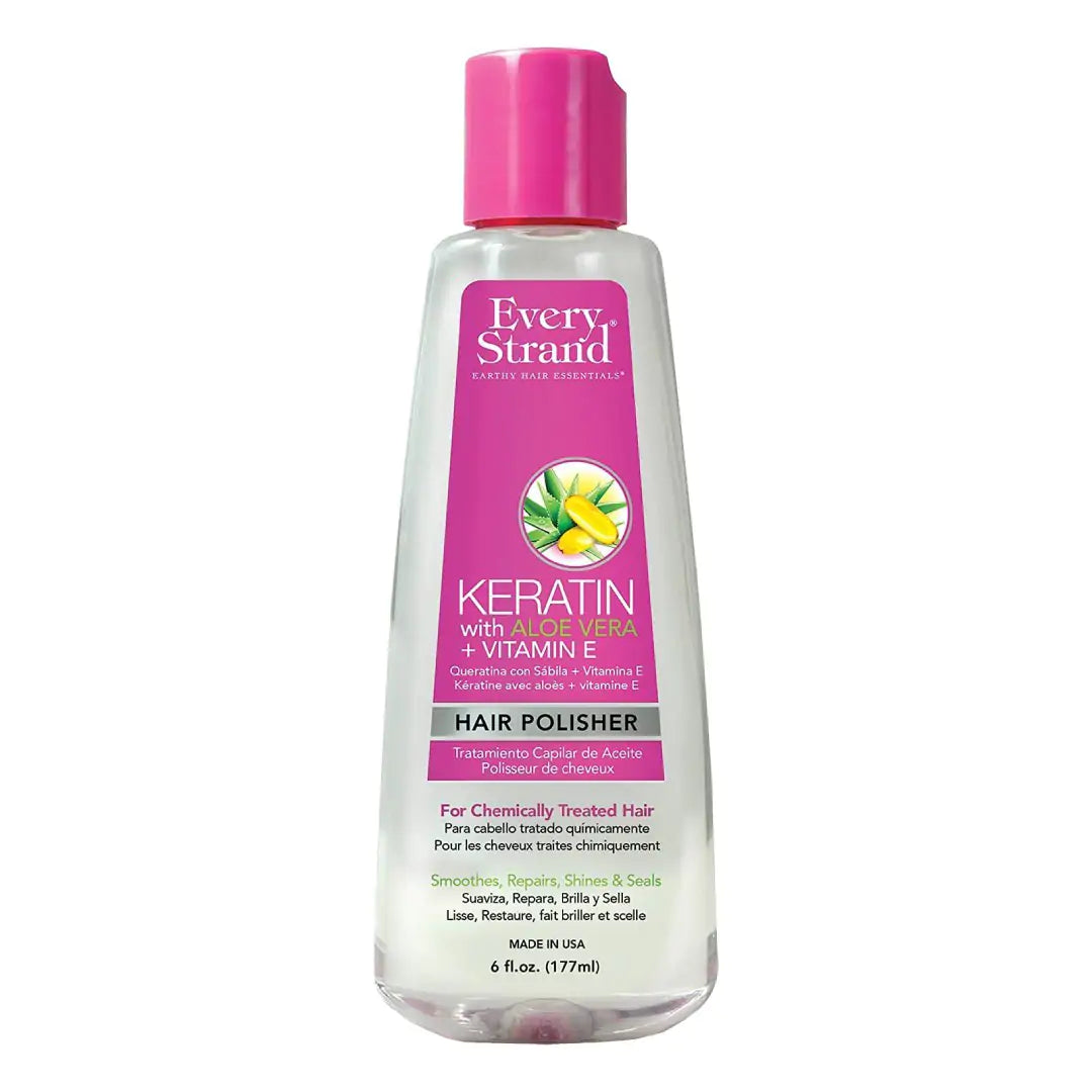 Every Strand® Earthy Hair Essentials™ Keratin with Aloe Vera + Vitamin E Hair Polisher 177 mL (6 FL. OZ.)