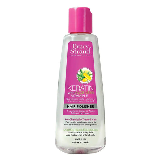 Every Strand® Earthy Hair Essentials™ Keratin with Aloe Vera + Vitamin E Hair Polisher 177 mL (6 FL. OZ.)