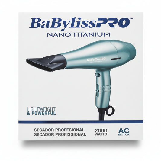 BaBylissPRO® Nano Titanium™ Lightweight & Powerful AC Motor Professional Dryer (BNT6610)