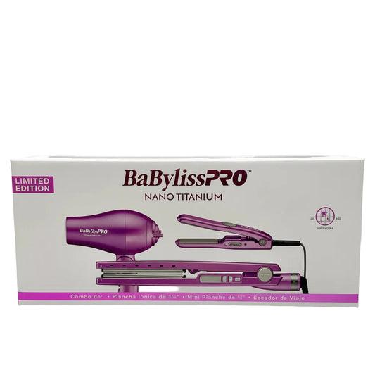 BaBylissPRO® Nano Titanium™ Travel Kit Crocus Collection Limited Edition (BNTCRPP45)