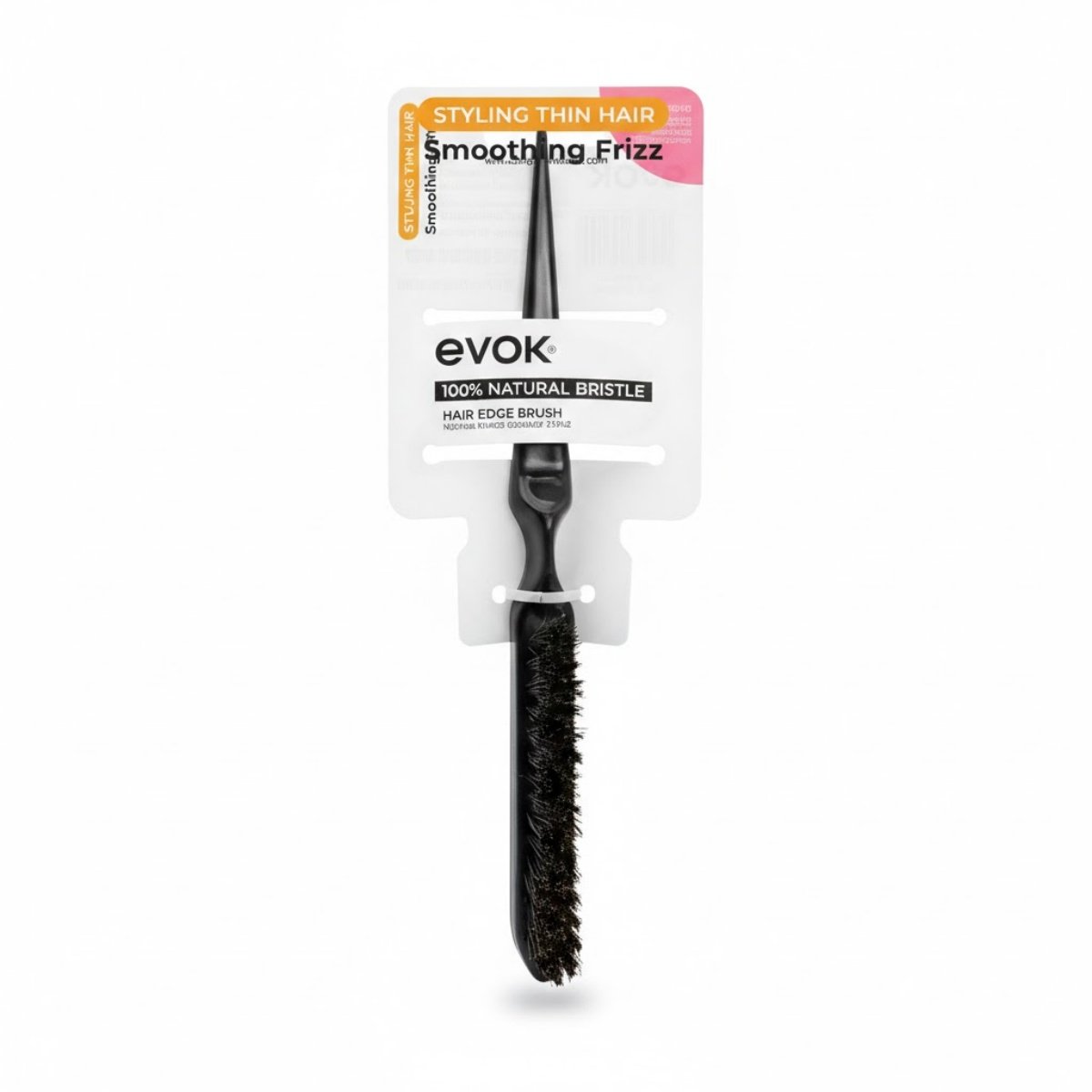 Cepillo para Bordes de Cabello EVOK Hair Edge Brush 100% Natural Bristle